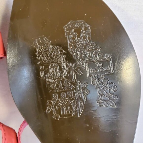 Lilly Pulitzer Phipps Slide Princess Pink Patent Leather Sandals Size 10B NWOB - Picture 6 of 10